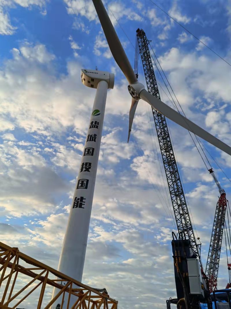 大豐港H5風(fēng)場風(fēng)電機安裝(圖2)
